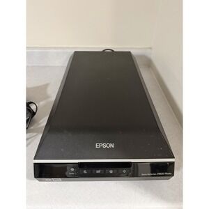 EPSON Perfection V600 Photo & Document Scanner w Power Supply TESTED WORKS *READ